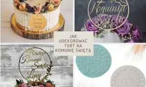 Świeczka na torcie komunijnym: czy wypada? Eleganckie dekoracje